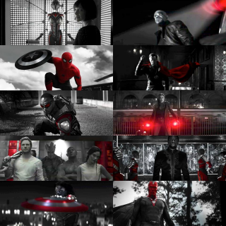 Spot rozpoczyna się od ujęć ukazujących wymazanych herosów; zwróćmy uwagę, że czarno-biały motyw zostaje przełamywany przez kolor czerwony - podobny nieco do tego, który w dalszej części spotu rozświetli twarz Hawkeye'a; internauci spekulują już, że czerwone światło może pochodzić z Wymiaru Kwantowego; istotne jest także ujęcie z Zimowym Żołnierzem, który chwyta tarczę Capa - niektórzy komentatorzy widzą tu symbol zmiany warty w MCU