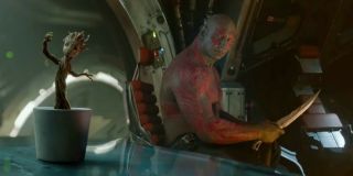 Strażnicy Galaktyki - scena #1; tańczący Baby Groot