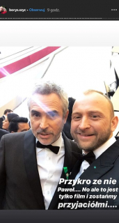 Borys Szyc i Alfonso Cuaron