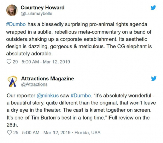 Dumbo - pierwsze opinie