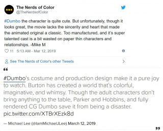 Dumbo - pierwsze opinie