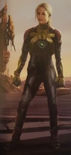 Kapitan Marvel - szkice koncepcyjne