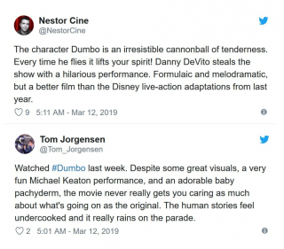 Dumbo - pierwsze opinie