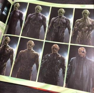 Kapitan Marvel - szkic koncepcyjny