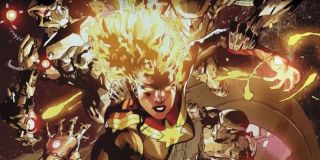 Generowanie ciepła - po wchłonięciu odpowiedniej ilości energii Kapitan Marvel może dowolnie zmieniać temperaturę w swoim otoczeniu