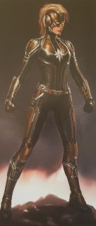 Kapitan Marvel - szkice koncepcyjne