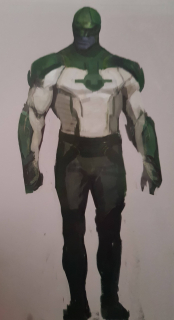 Kapitan Marvel - szkic koncepcyjny
