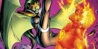 W 1991 w jednej z historii Ludzka Pochodnia zakochał się w Alicii – kobieta ostatecznie okazała się Skrullem znanym jako Lyja. Para nie tylko wzięła ślub, ale i spodziewała się dziecka. Gdy prawda wyszła na jaw, a Johnny Storm odrzucił wybrankę serca, ta zaczęła go nachodzić pod różnymi postaciami.