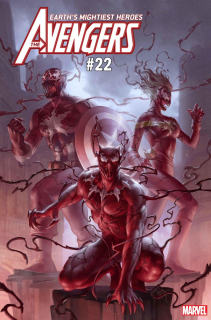 Marvel - okładki w wersji Carnage