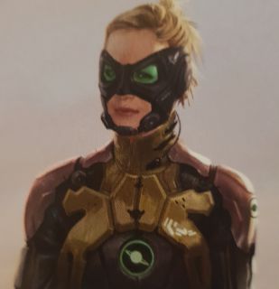 Kapitan Marvel - szkice koncepcyjne