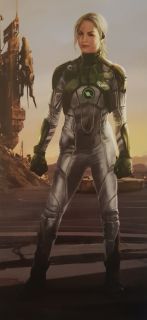 Kapitan Marvel - szkice koncepcyjne