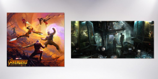 Avengers: Infinity War – The Art of the Movie; cena - 45 USD