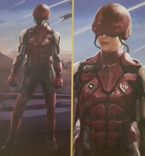 Kapitan Marvel - szkice koncepcyjne