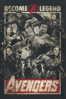 Avengers: Koniec gry - grafiki promocyjne i nadruki z koszulek