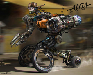 Alita Battle Angel - szkic koncepcyjny