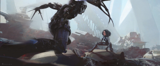 Alita Battle Angel – szkic koncepcyjny