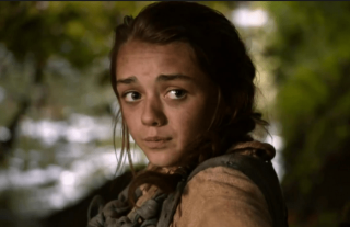 Maisie Williams w 1. sezonie Gry o tron
