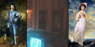 W mieszkaniu Jokera znajdują się dwa obrazy – „Błękitny chłopiec” i „Pinkie”. Zostały namalowane co prawda w dwóch różnych epokach przez dwóch różnych artystów, ale oba wystawione są w kalifornijskiej galerii im. Henry’ego E. Huntingtona. Autorem pierwszej z prac jest Thomas Gainsborough, XVIII-wieczny malarz, który tworzył w stylu podobnym do Antoona van Dycka – ten ostatni zasłynął m.in. portretem przedstawiającym młodego króla Karola II Stuarta. Monarcha był z kolei kluczową postacią w powieści „Człowiek śmiechu” Victora Hugo, tej samej, której filmowa adaptacja z 1928 roku była główną inspiracją dla stworzenia komiksowego Jokera.