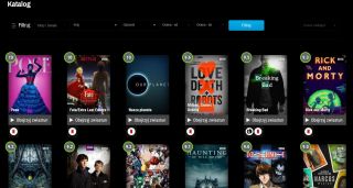 Vod.naekranie.pl - katalog z włączonym trybem nocnym