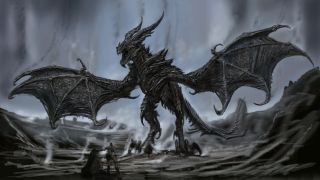 Alduin, Pożeracz Światów - jedna z najpotężniejszych istot z The Elder Scrolls V: Skyrim, potrafiąca kontrolować inne smoki.