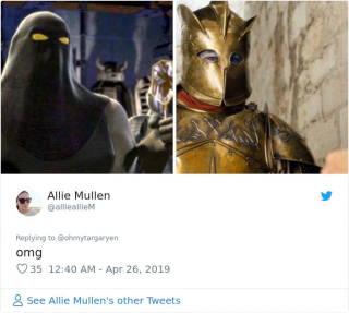 gra o tron / shrek