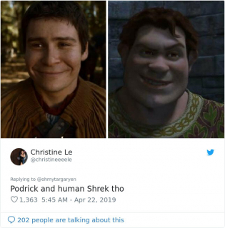 gra o tron / shrek