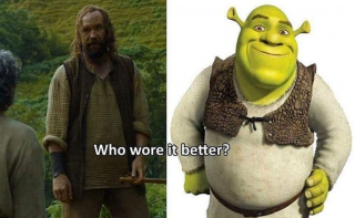 gra o tron / shrek