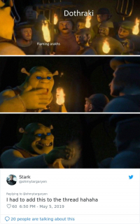 gra o tron / shrek