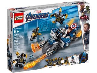 LEGO® Marvel Avengers Kapitan Ameryka: atak Outriderów (76123)