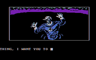 Questprobe featuring Human Torch and The Thing - Amstrad CPC, Apple II, Atari 8-bit, Commodore 64, DOS, Acorn Electron, ZX Spectrum (1984)