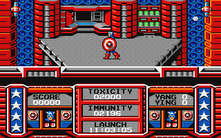 Captain America in: The Doom Tube of Dr. Megalomann - Atari ST, Amiga, Amstrad CPC, Commodore 64, ZX Spectrum (1987)