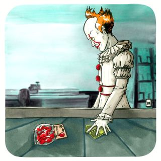 Pennywise w supermarkecie