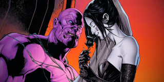 Lady Death – komiksowa miłość Thanosa; choć w komiksach nie była przedstawiana jako antagonistka z krwi i kości, bracia Russo w jednym z wywiadów dali do zrozumienia, że film o tej postaci byłby kapitalną okazją do „zbadania natury zła”