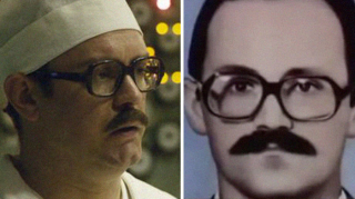 Aleksandr Akimow - starszy inżynier sterowania reaktorem bloku nr IV w elektrowni w Czarnobylu (Sam Troughton)