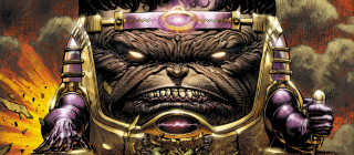 M.O.D.O.K. – jeden z najbardziej znanych złoczyńców komiksowego uniwersum Marvela; obdarzony telekinezą geniusz, którego charakterystyczny fotel wyposażony jest w różnorodne bronie typu rakiety czy laser. Jego opaska emituje z kolei śmiertelnie niebezpieczną wiązkę promieni.