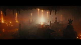 Podwodna lokacja, do której po wybuchu trafia Godzilla, na poziomie wizualnym przypomina Królestwo Seatopii, znane już z filmu „Godzilla kontra Megalon” z 1973 roku.