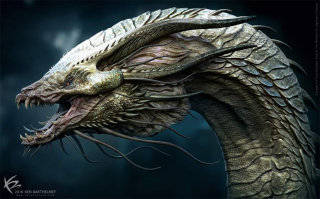 Godzilla 2: Król Potworów - Król Ghidorah - szkic koncepcyjne