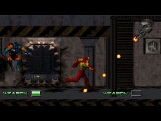 Iron Man and X-O Manowar in Heavy Metal - PlayStation, Sega Saturn, Game Boy, Game Gear, DOS (1996)