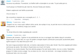 Wiedźmin - komentarze do zwiastuna