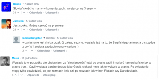 Wiedźmin - komentarze do zwiastuna