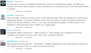 Wiedźmin - komentarze do zwiastuna