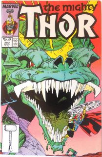 „Mjolnir’s Song” – Hela za pomocą zaklęcia osłabiła Thora, a ten musiał zmierzyć się później z ogromnym potworem, tak wielkim, że był w stanie obwinąć się wokół całej planety. 