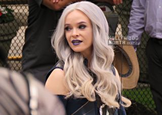 Flash - Killer Frost na zdjęciu z planu