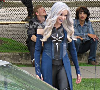 Flash - Killer Frost na zdjęciu z planu
