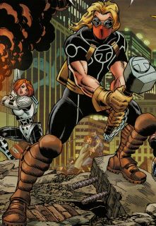 Thunderstrike – w rzeczywistości Eric Masterson, architekt, którego los połączył z Thorem, gdy heros został ukarany za zabicie Lokiego. Odyn nagrodził Mastersona magiczną buławą, a on sam dołączył później do Oddziałów Thora. 