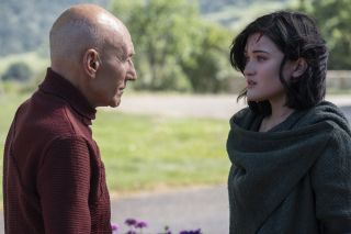 Dahj i Picard w scenie ze zwiastuna Star Trek: Picard. / Fot. CBS