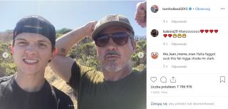 Tom Holland i Robert Downey Jr.