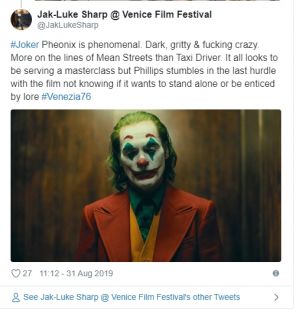 Joker - pierwsze opinie na temat filmu