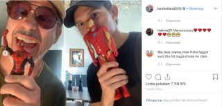 Tom Holland i Robert Downey Jr.