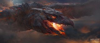 Godzilla II: Król Potworów - szkic koncepcyjny